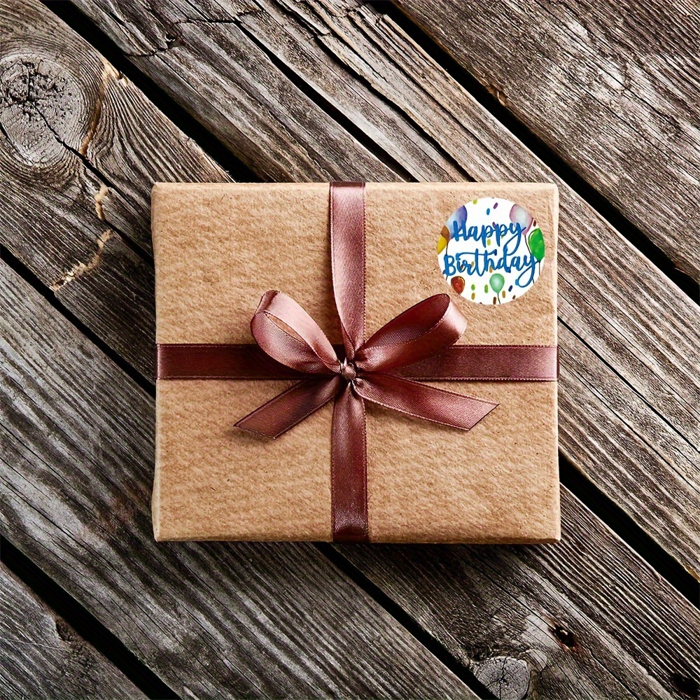 Happy Birthday Aufkleber Rolle – 200 Bunte Sticker Für Geschenke & Dekoration | 1,5 Cm Klein, Vielfältige Designs