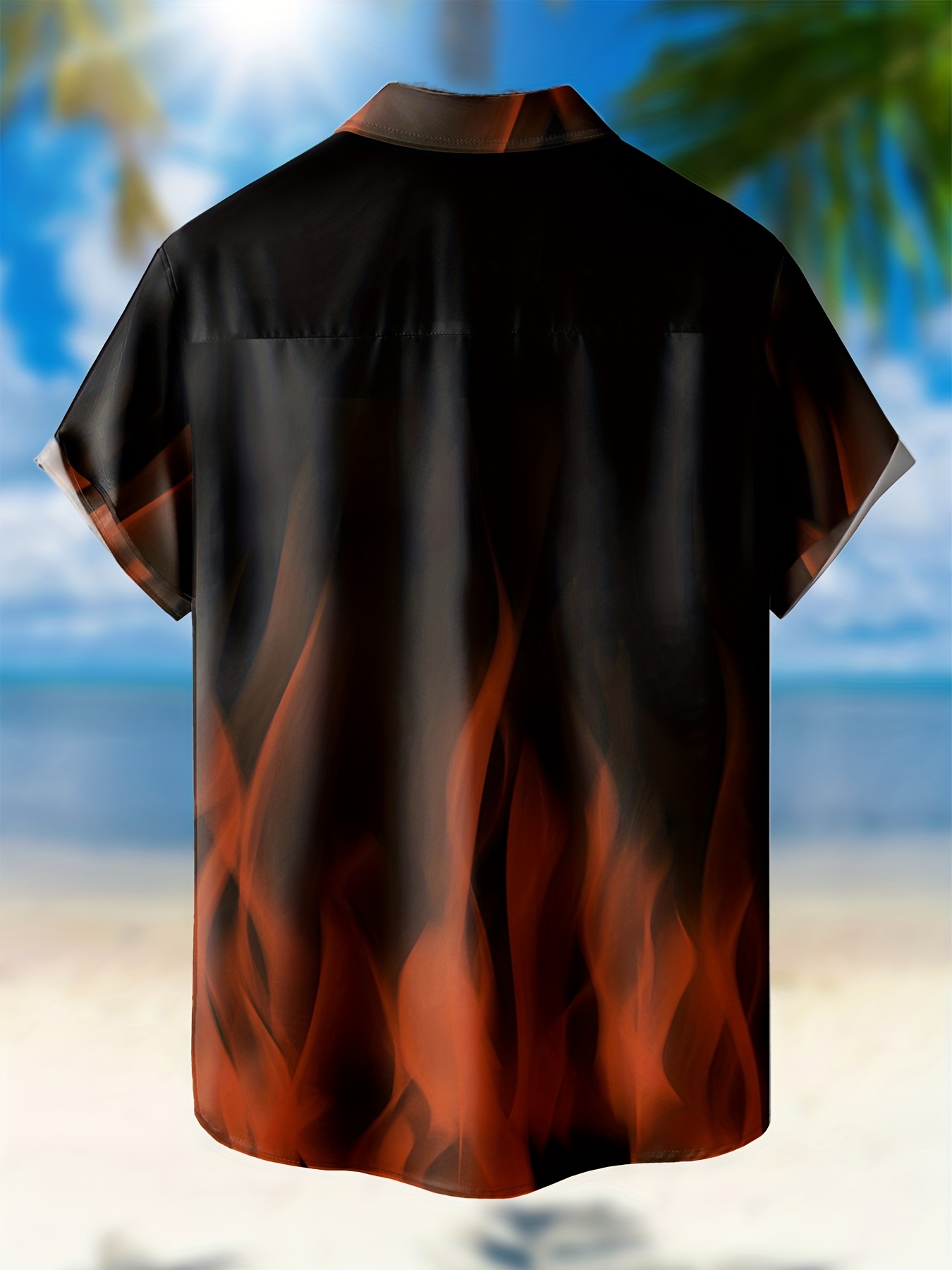 Flame Shirt - Temu