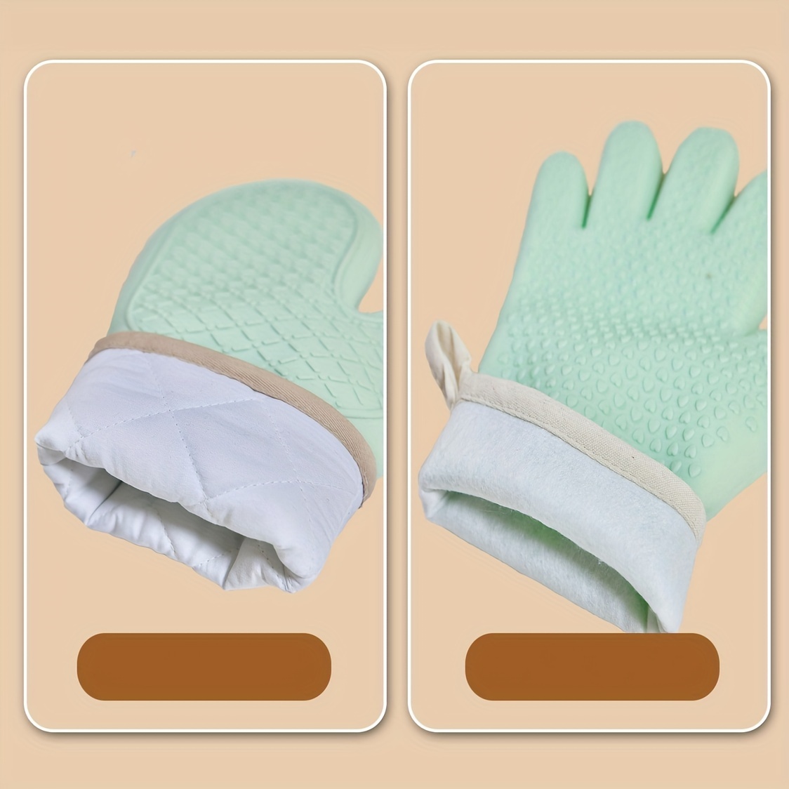 Oven Mitts Short Heat Resistant Mitts Microwave Oven Solid - Temu