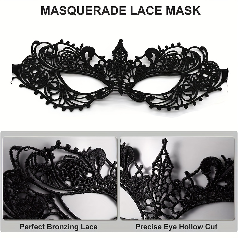 Women's Makeup Masquerade Lace Mask Venice Makeup Party - Temu