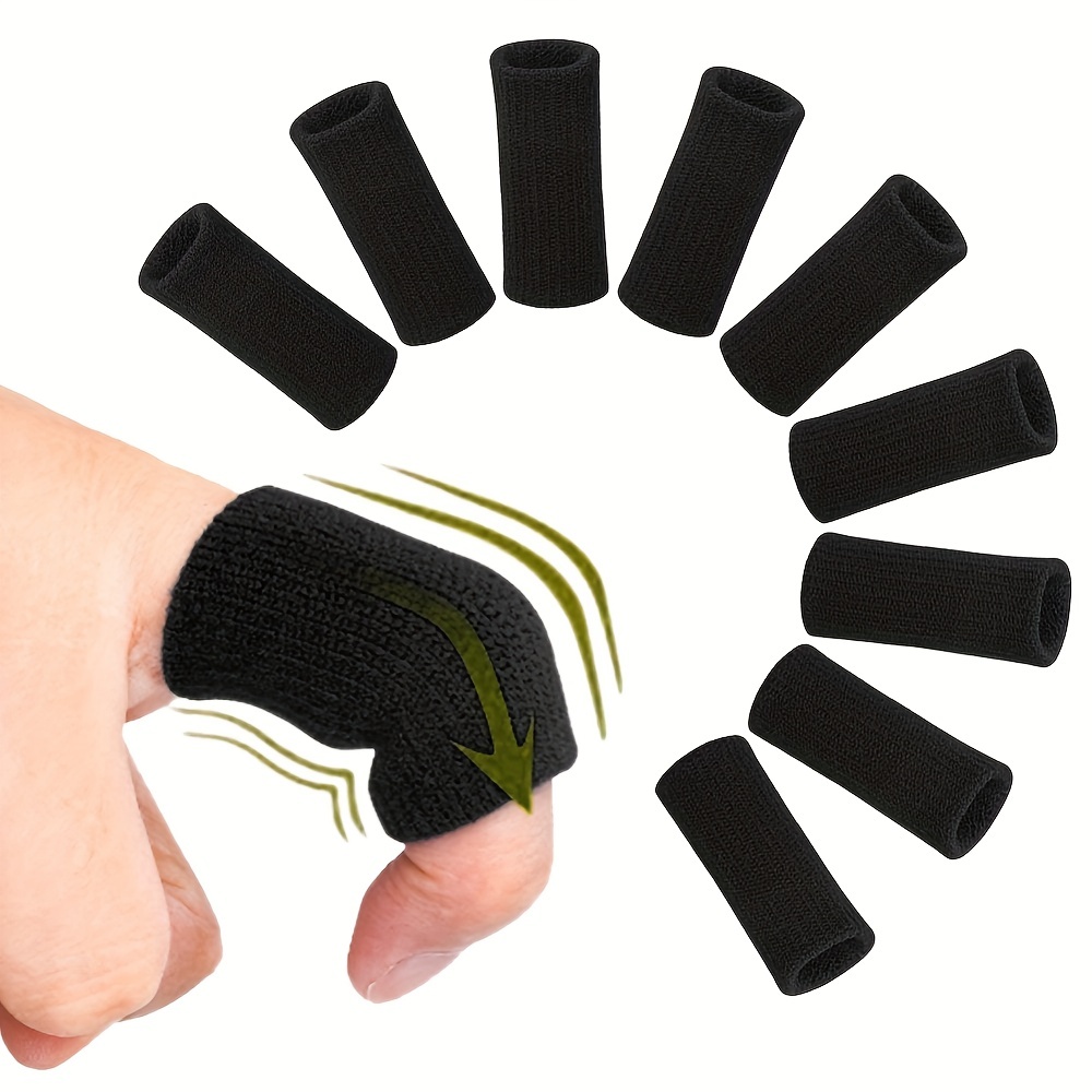 10Pcs/Set Finger Sleeves Support Thumb Brace Protector Breathable