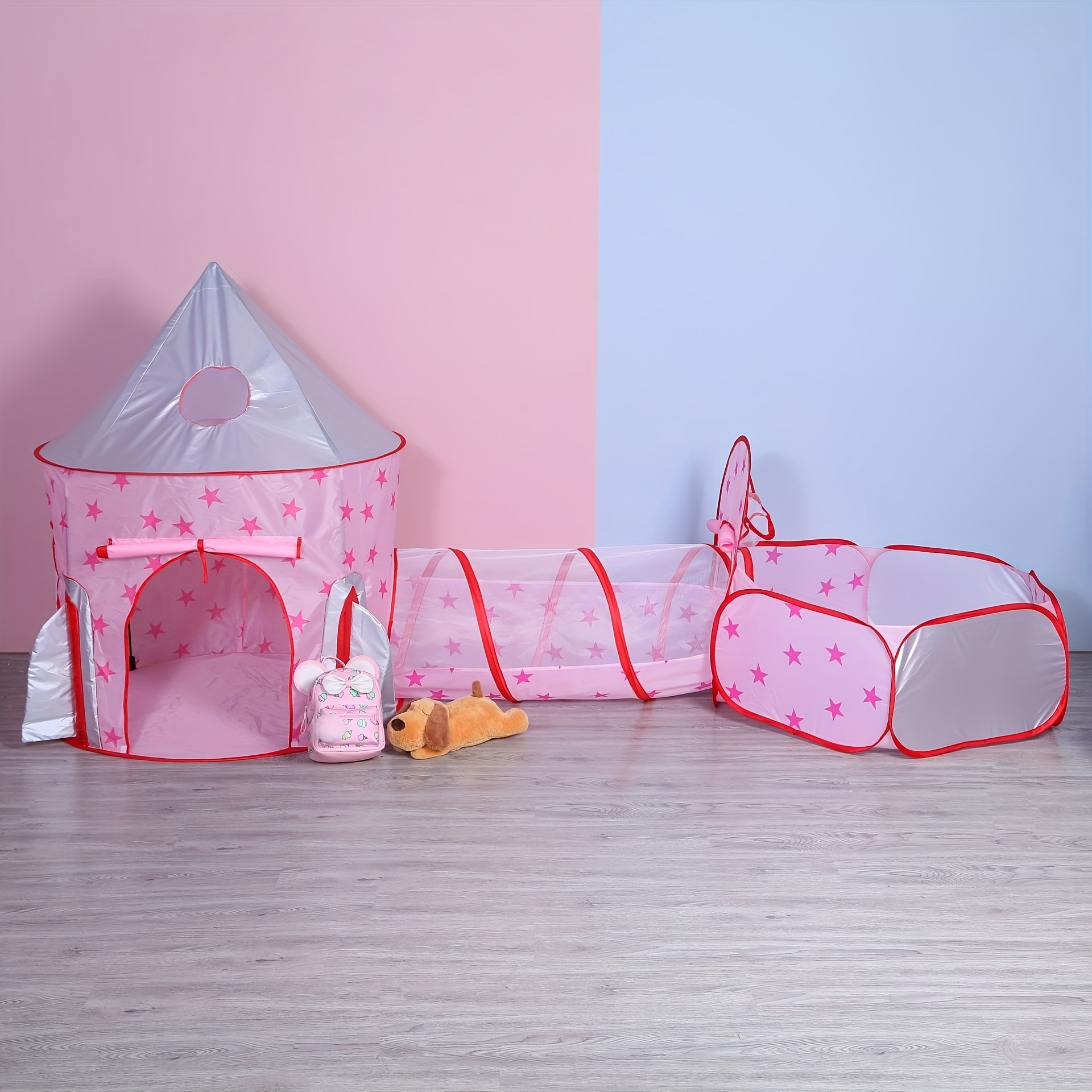 Tienda de campaña infantil Pop up Rosa