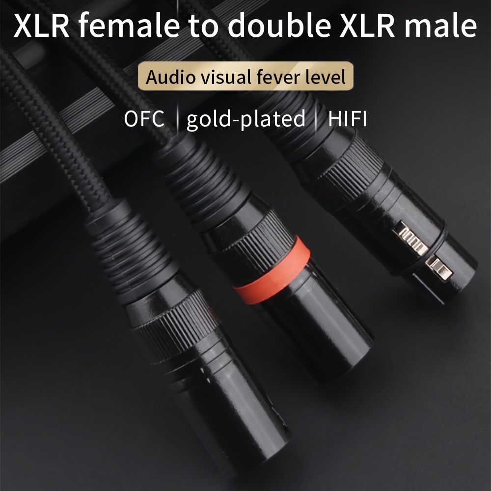 XLR Microphone Cable 3 Pin Connector Audio Cable Microphone Extension Cable