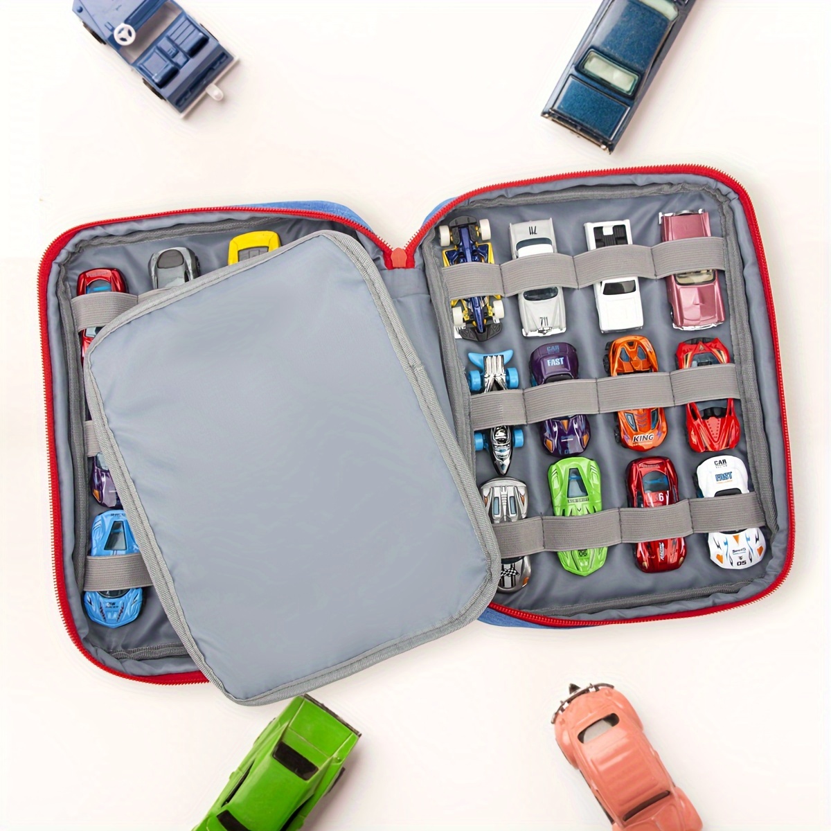 Hot Wheels: 48 Cart Storage Case, Easy Grip Carrying Case, Makes Collecting  and Clean Up Easy and Fun, Styles in Case May Vary, For Ages 3 and up