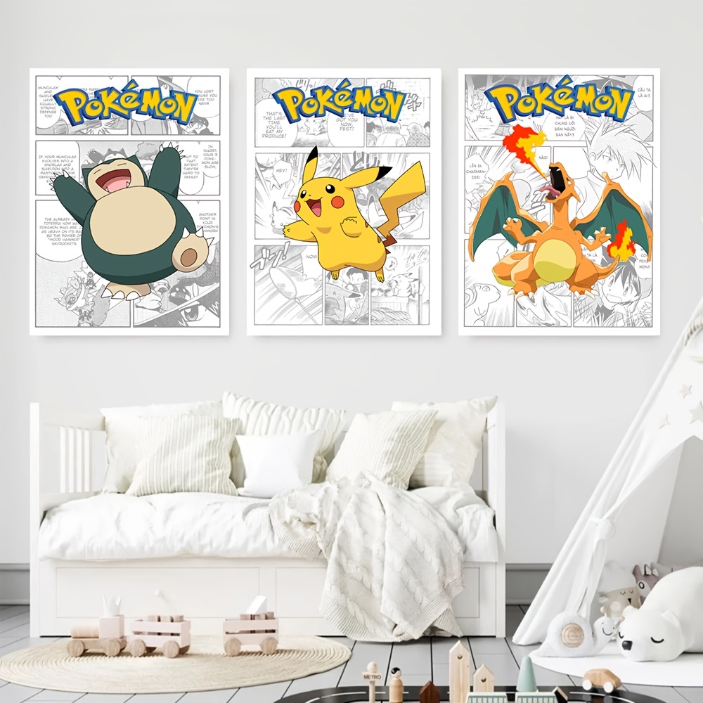 Pokemon Pikachu Anime Stickers Muraux Décorations Murales pour