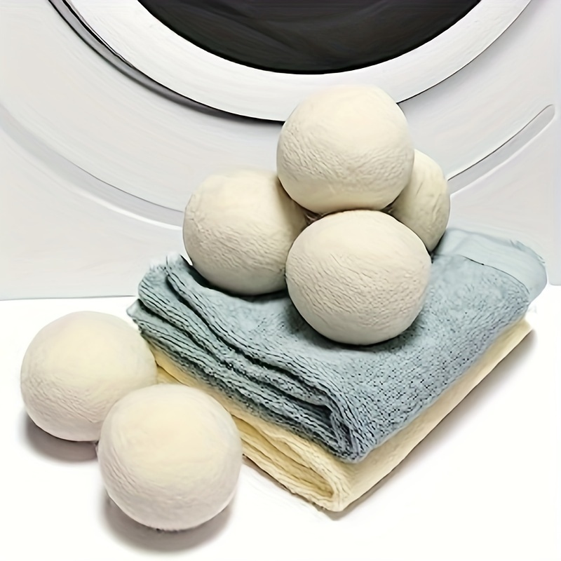 1/3/6pcs, Boule De Séchage En Laine, Boule De Lavage Réutilisable, Boule De  Lavage Pour