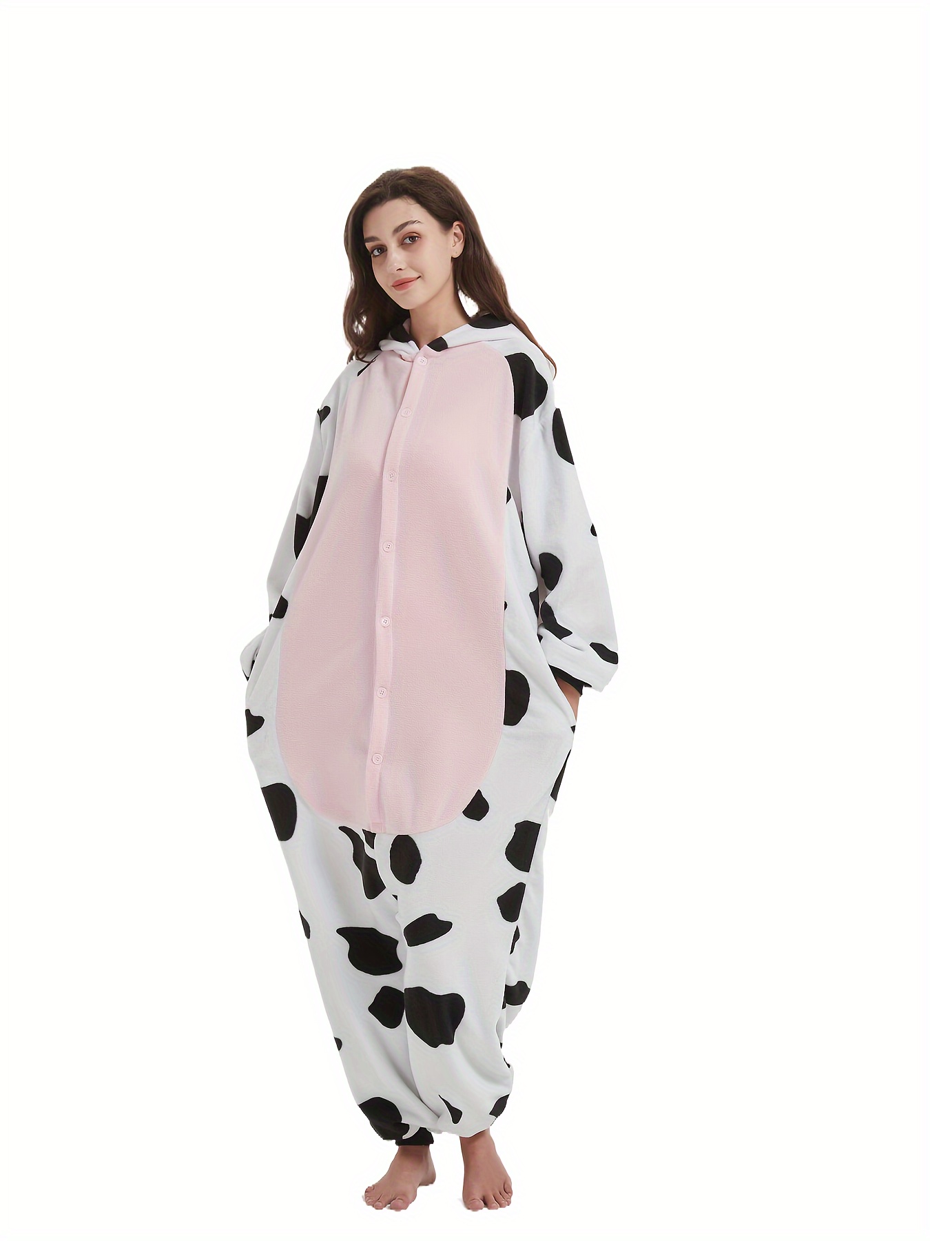 Pyjama Animal Pyjama Onesie Adulte Animal - Grenouillère Déguisement Unisexe - Cosplay Halloween Noël - Vêtement Nuit Conf Combinaison Pyjama Animal Halloween Cosplay Déguisement