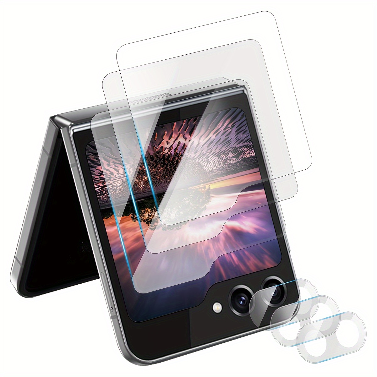 Pour Samsung Galaxy S23 Anti-empreinte digitale 2.5D Arc Edge Protecteur  d'écran en verre trempé + Black Edge C