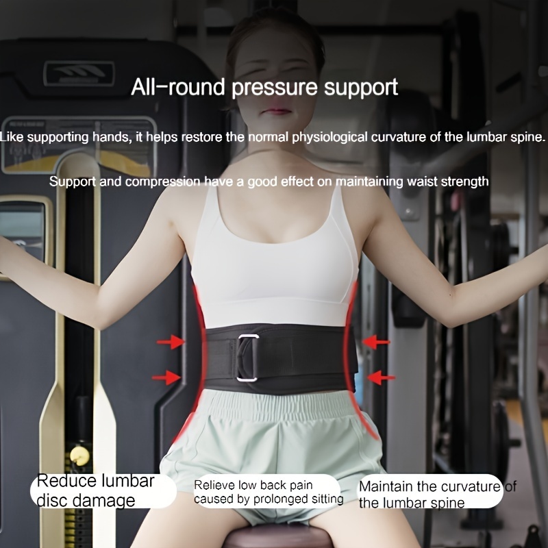 Weightlifting Squat Training Lumbar Support Band Sport Powerlifting Belt  Fitness Gym Back Waist Protector for Men Woman's Girdle
