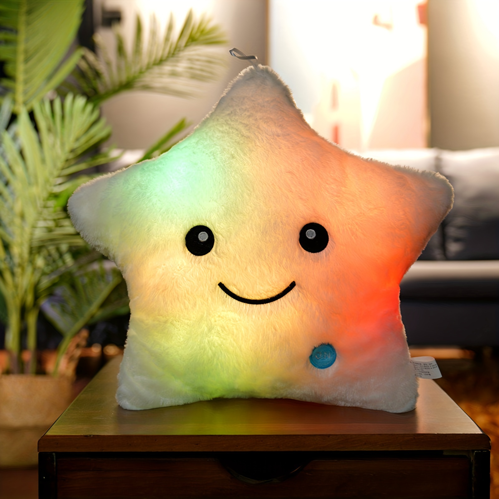 Colorful Luminous Five-pointed Star Pillow Plush Toy Best