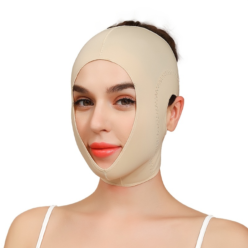 Double Chin Reducer Facial Slimming Strap V Line Lifting Mask Chin Strap  for Women and Men Anti-Wrinkle Face Lifting Bandage for Double Chin and  Shaggy Face Skin in Dubai - UAE