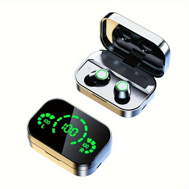 Wireless In-ear Earphones With Led Display And Noise Reduction_voghion.com