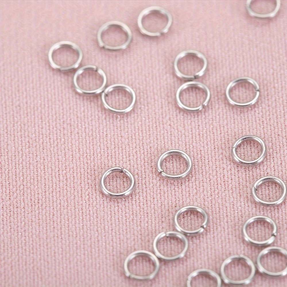 100-200Pcs Jump Rings Stainless Steel For Jewelry Making 3/4/5/6