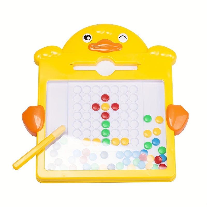 Large Magnetic Drawing Board for Toddlers, Large Doodle Board with Magnetic  Pen & Beads, Magnetic Dot