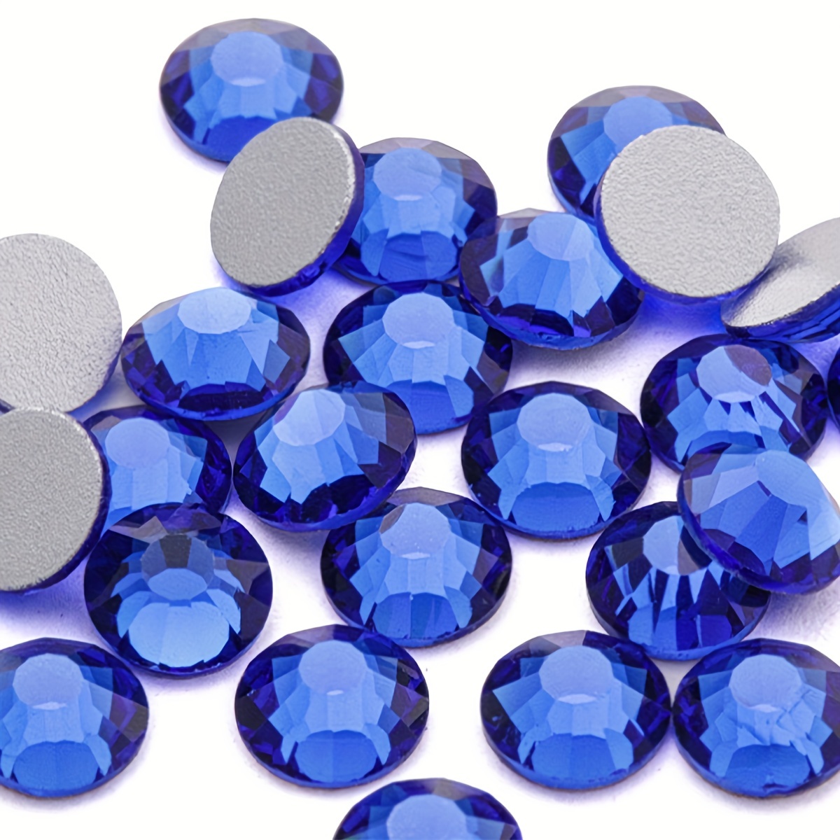 Deep Blue Color Rhinestones (1.5mm ) For Diy Craft Jewelry - Temu