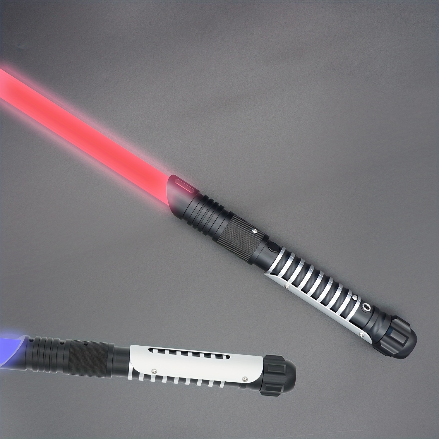Ki-gon-espada láser De Metal para niños, sable De Luz LED, 12 colores, 6  juegos