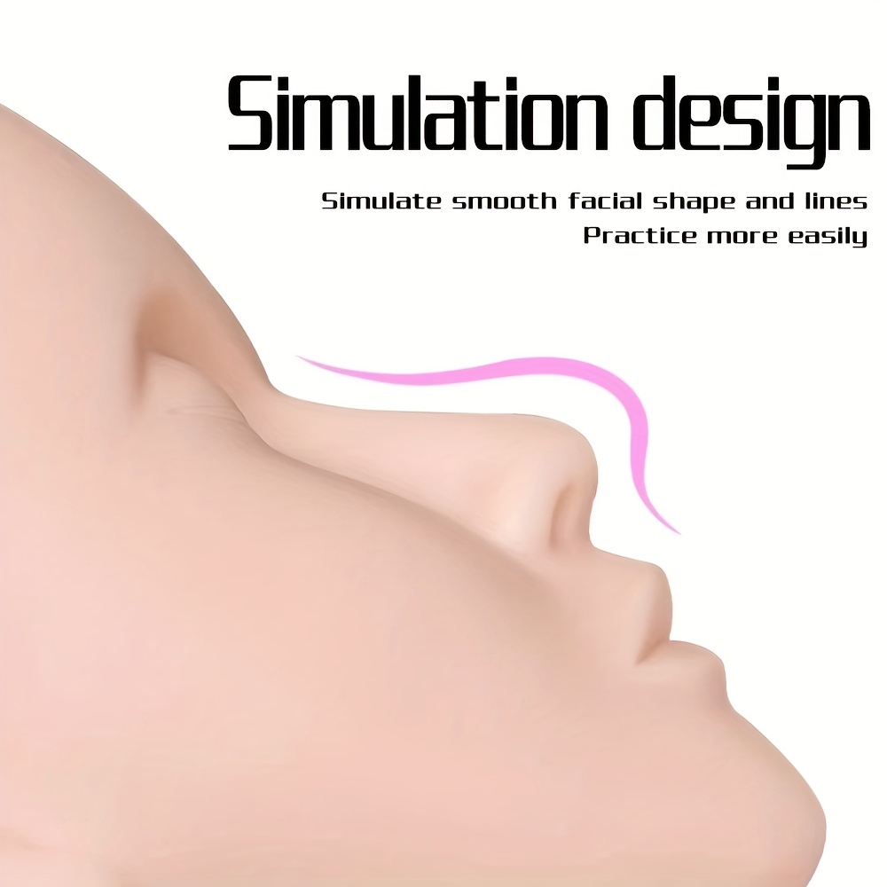 Cosmetology Mannequin Head for Makeup & Eyebrow Training
