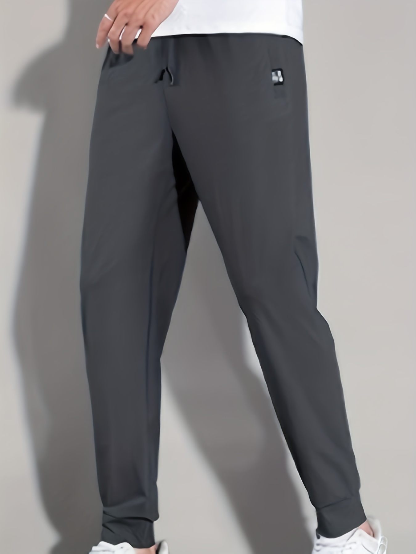 Men's Quick Drying Breathable Pants Sports Zipper Pocket - Temu