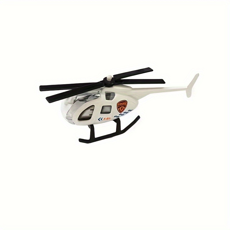 Mini Helicopter Alloy Model Toy Desktop Decoration Fun Health Material
