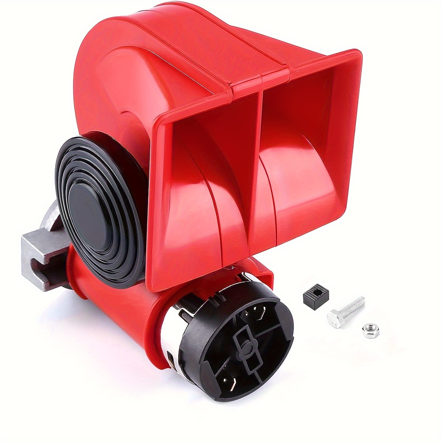 Train Horn Air Horn For Truck 12v 150db Super Loud Snail Car Horn With Compressor  Air Horn For Any 12v Vehicles Cars Trucks Motorcycles-red Temu