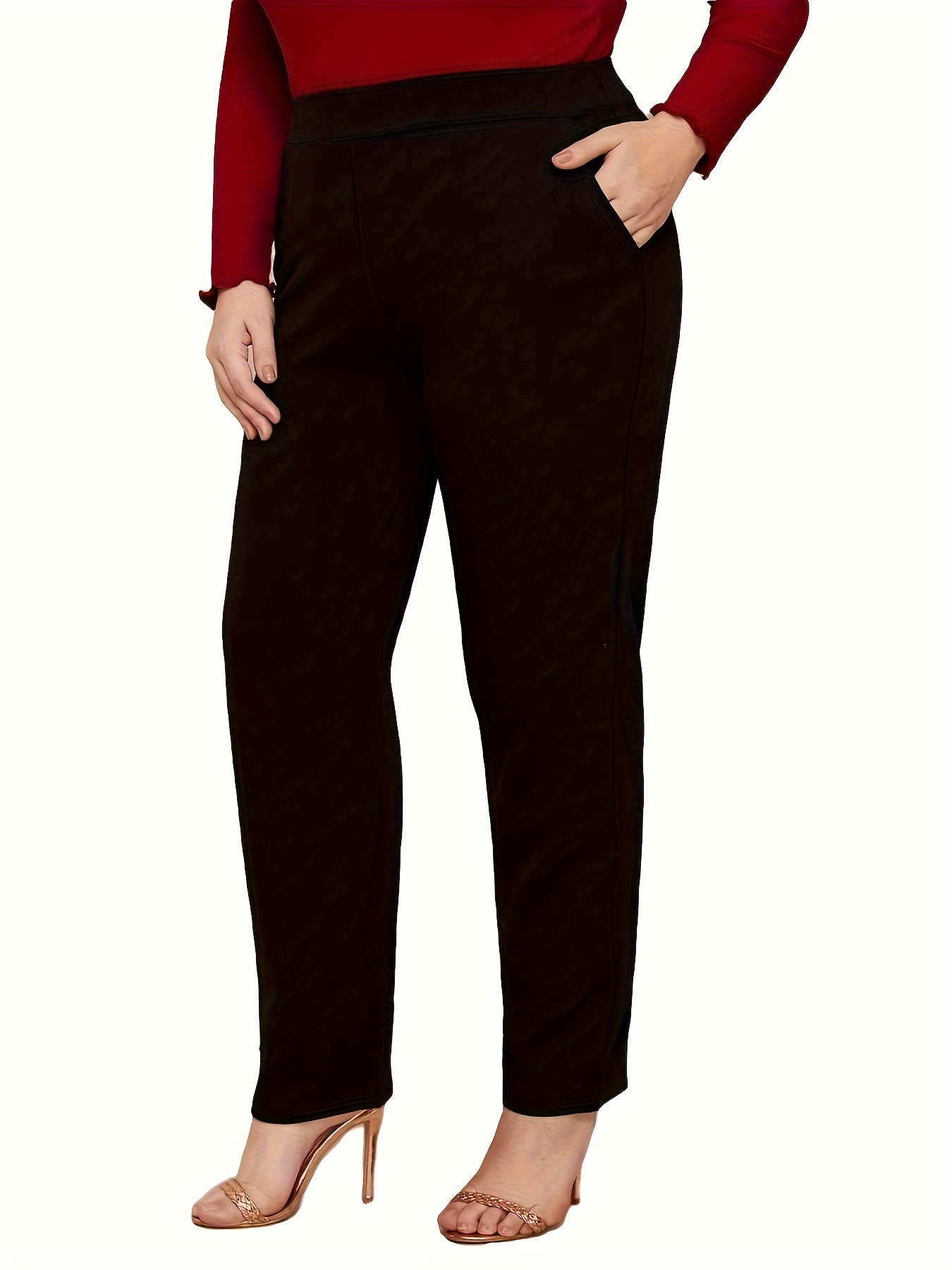 Plus Size Pull On Trouser Pants