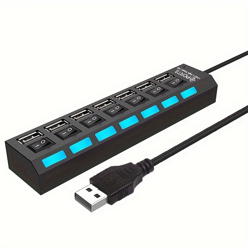 1pc 5 Fori / 7 Fori Organizer Cavi Usb Hub Fissaggio Cavo - Temu Italy