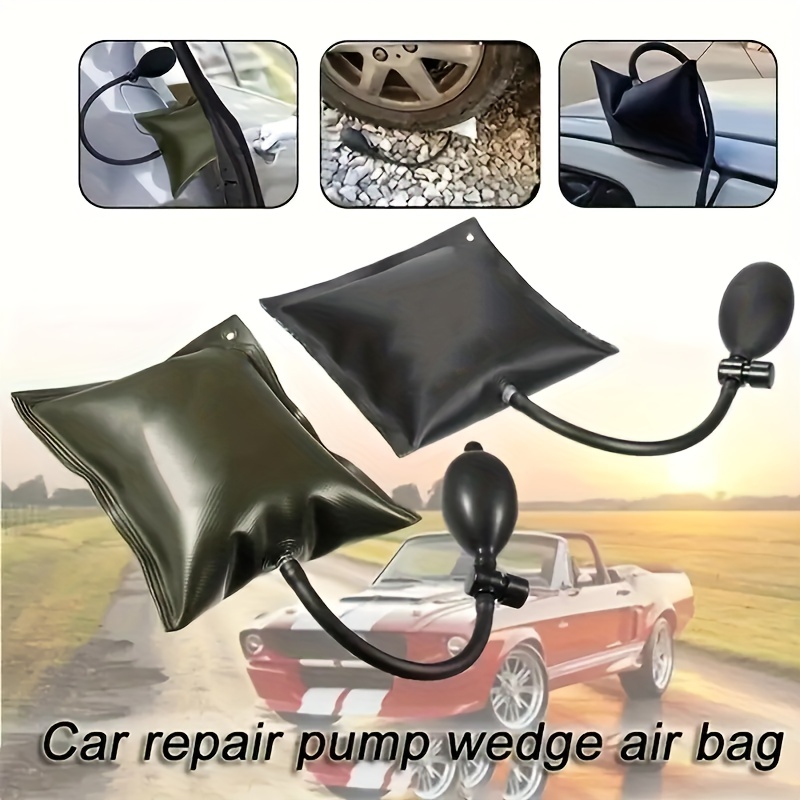 2 Pcs airbag pompe cale gonflable automobile voiture entrée cale Windows  voiture porte réparation coussin d'air - Cdiscount Bricolage