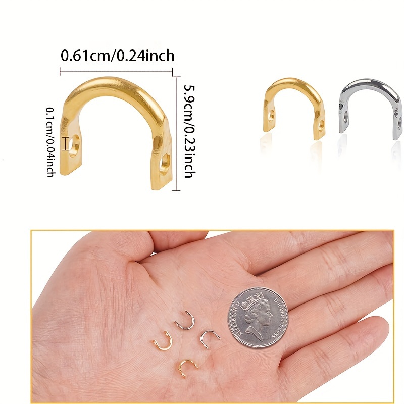Fishing Spinner Clevis U shaped Brass Links Accessories - Temu