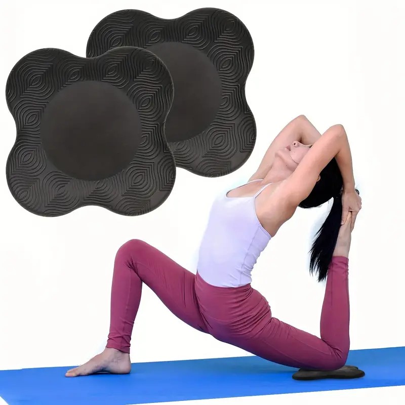 Thick Yoga Knee Pads Exercise Cushion Knees Elbows Wrists - Temu Canada