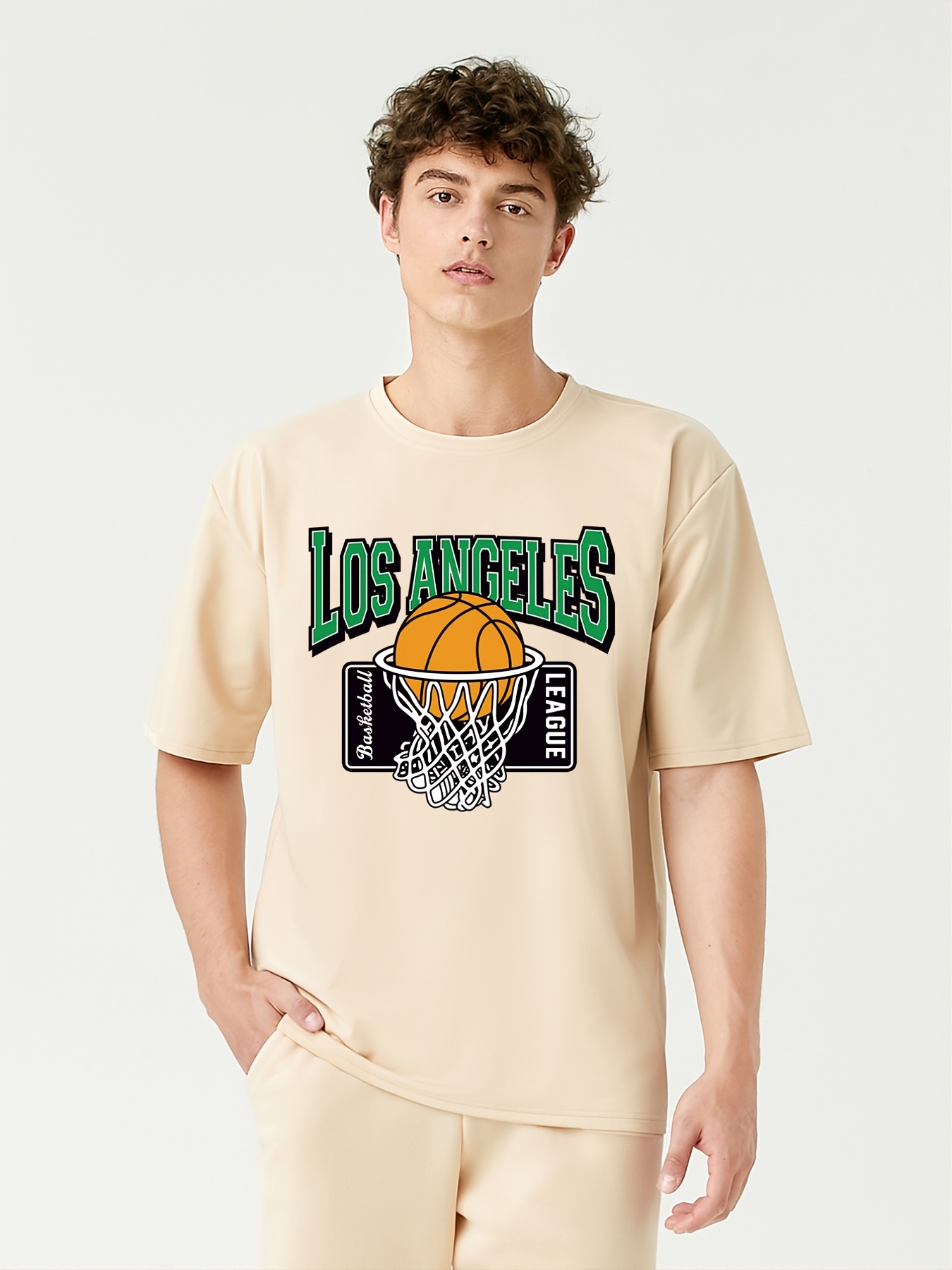 Men's Los Angeles Basketball Graphic T-shirt