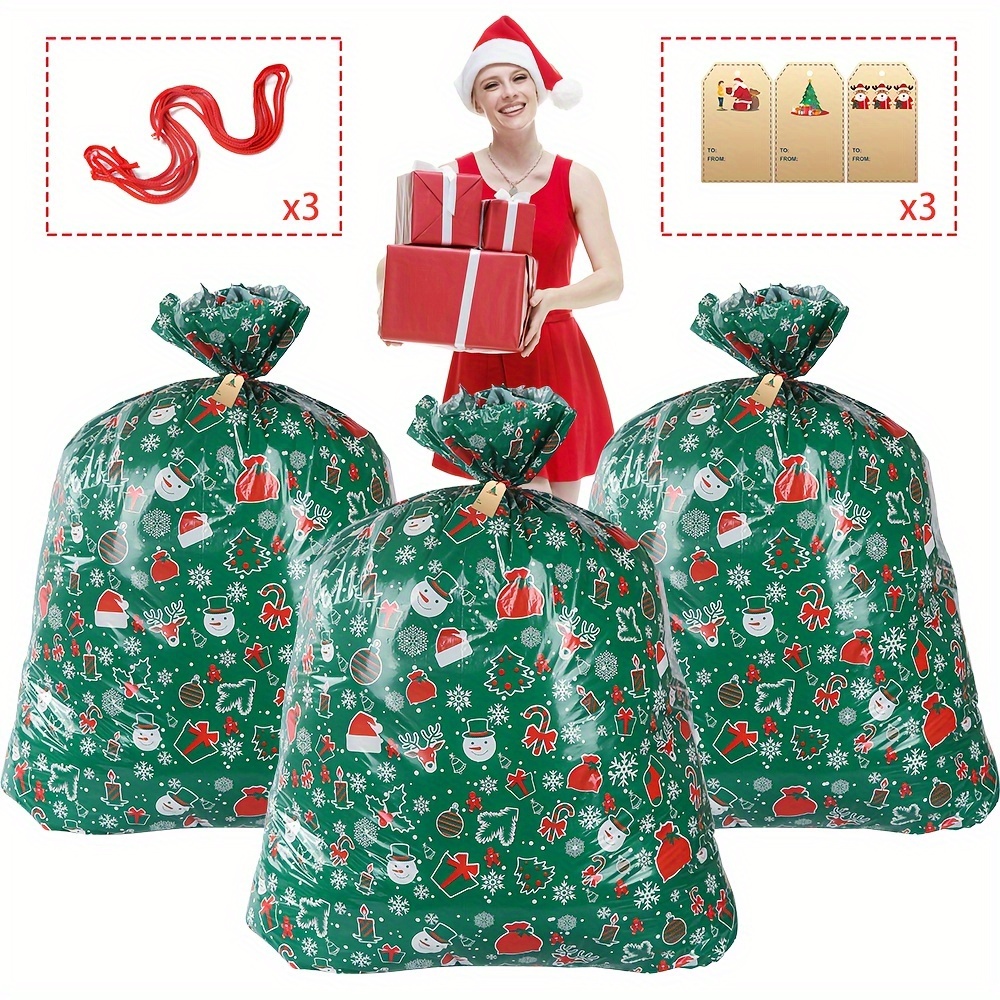 Large gift shop sacks