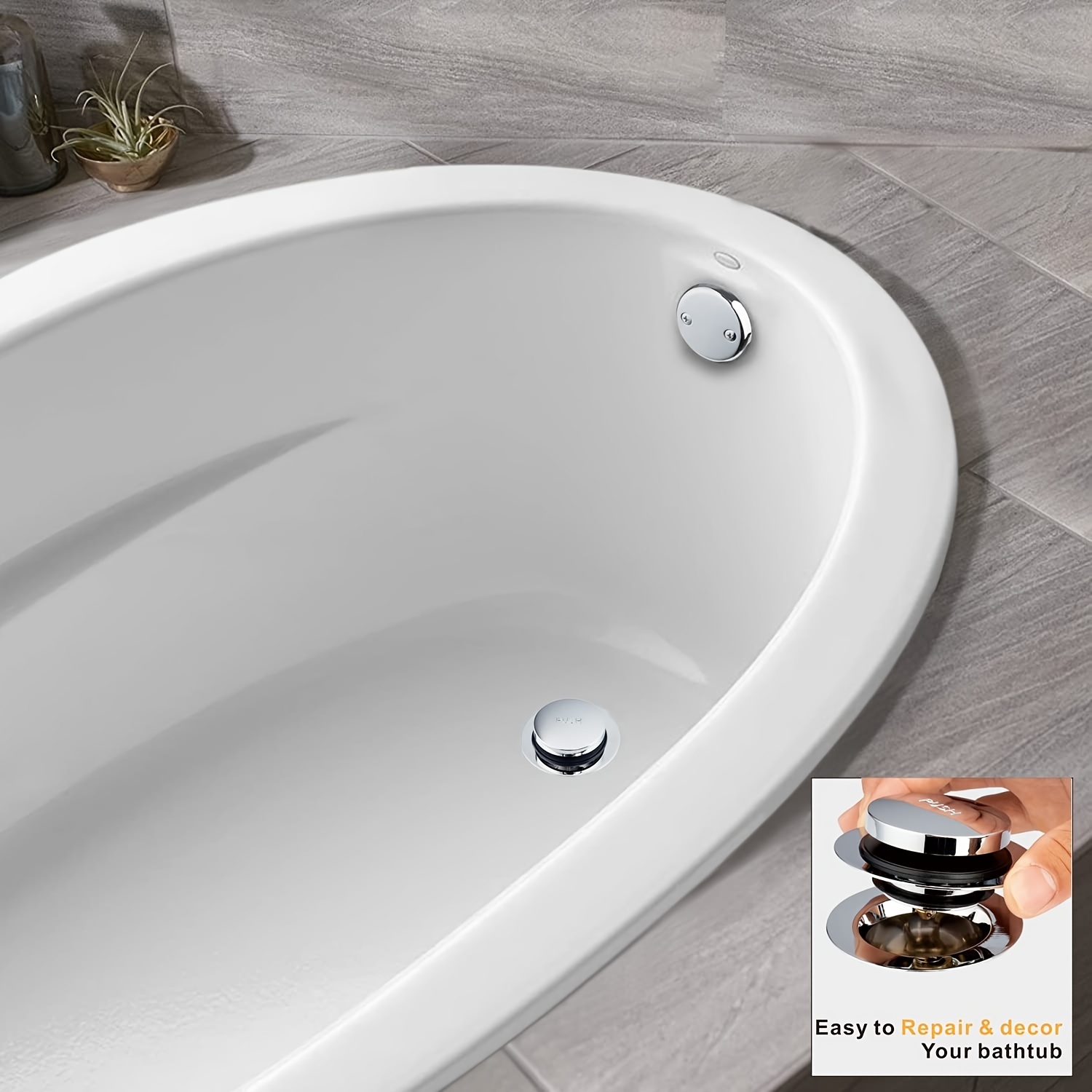Universal Tip Toe Bath Drain Stopper And Cover Bathtub - Temu
