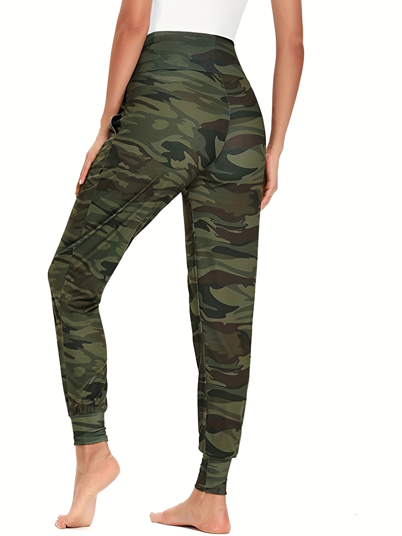 Maternity Camo Pants Tummy Control Joggers