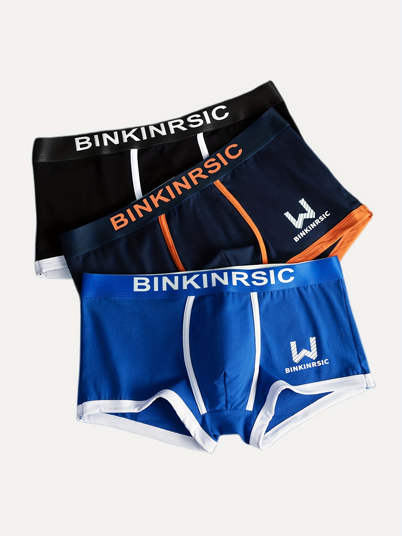 Men's Fashion Personality Comfortable Boxers Briefs Sports - Temu