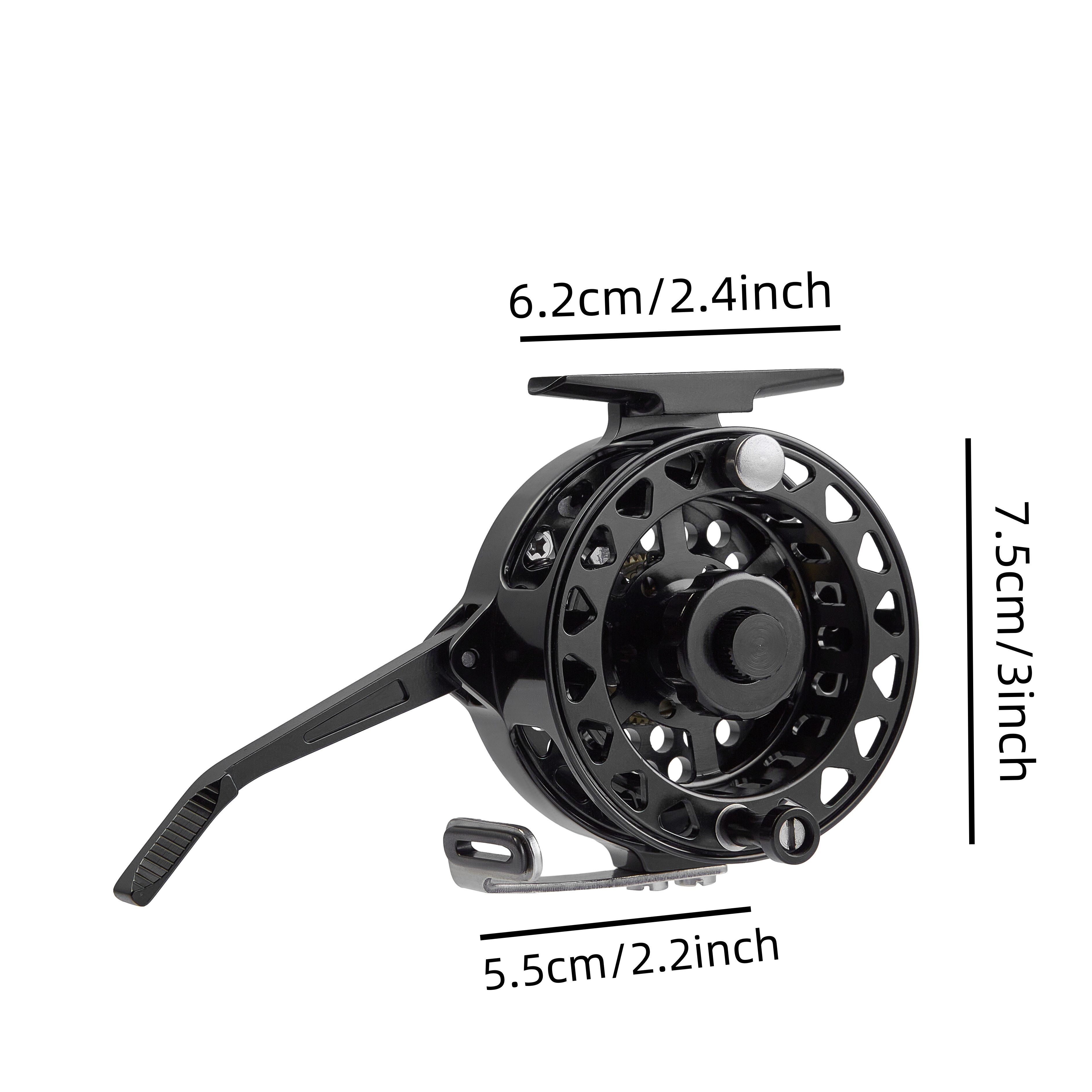 1pc CNC Machined Aluminum Fly Fishing Reel, Large-Arbor Spool For Nymph  Fishing Freshwater