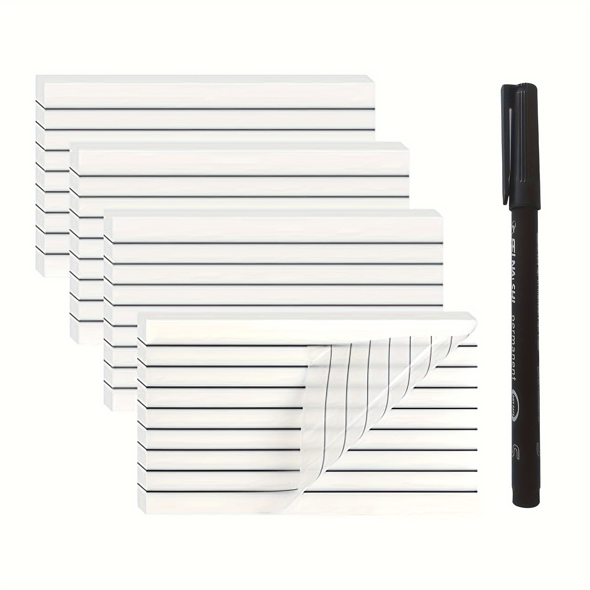 Black Sticky Notes 3x3 Inches 2 White Gel Pens 2 White Gel Pens
