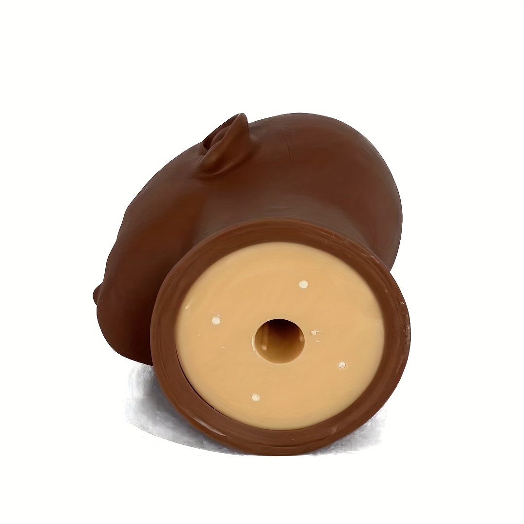 Chocolate Brown Styrofoam Mannequin Wig Head