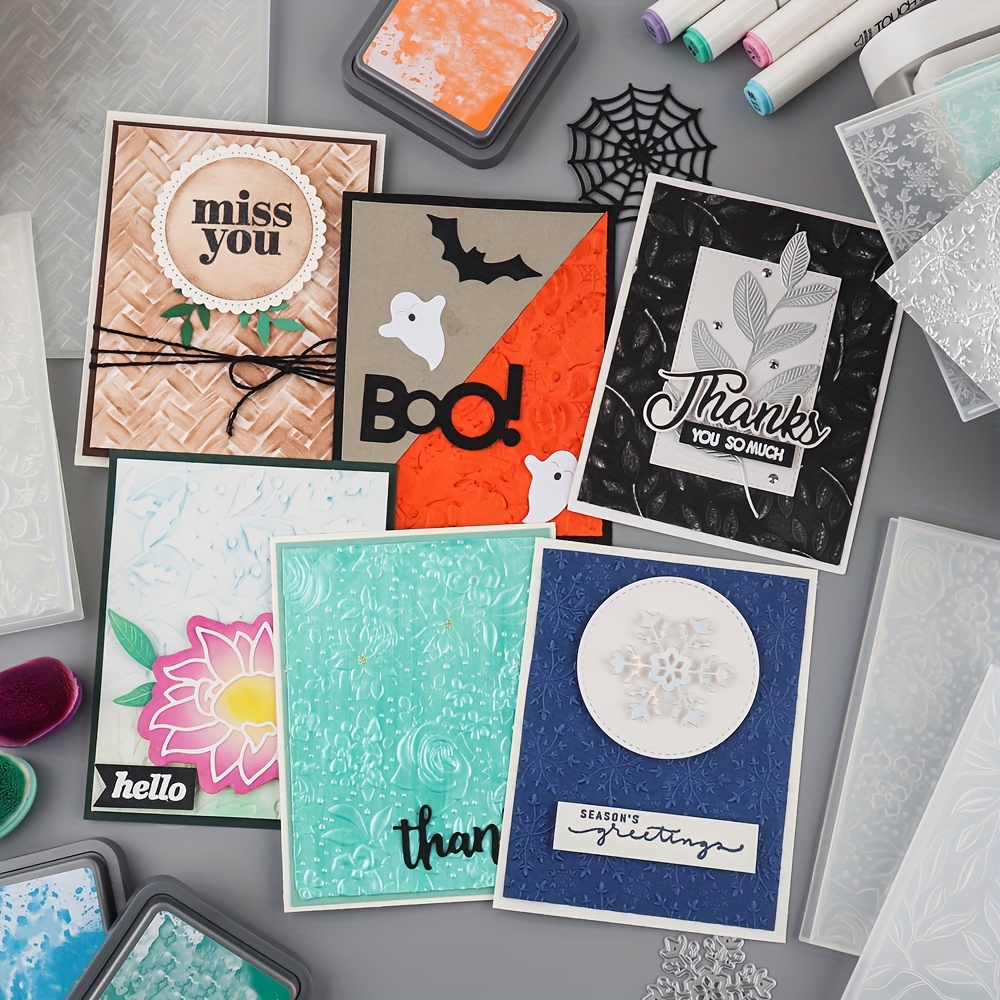 DIY Embossed Template Plastic Stencil Embossed Templat For