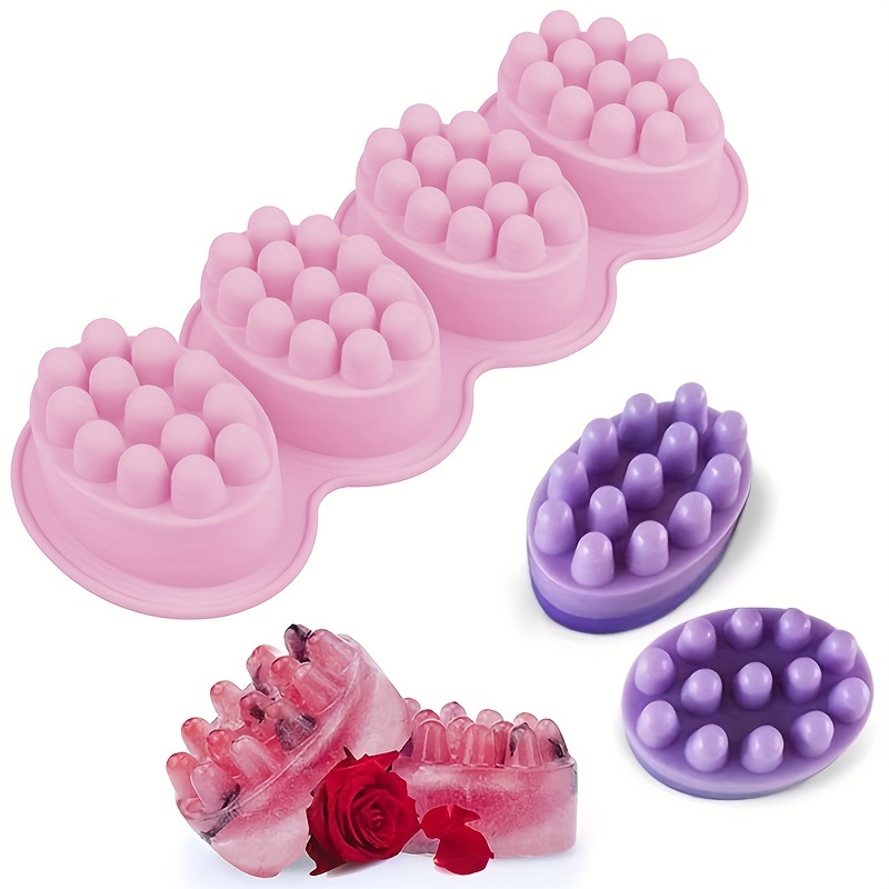 Massage Bar Soap Molds Silicone Molds For Soaps Making - Temu