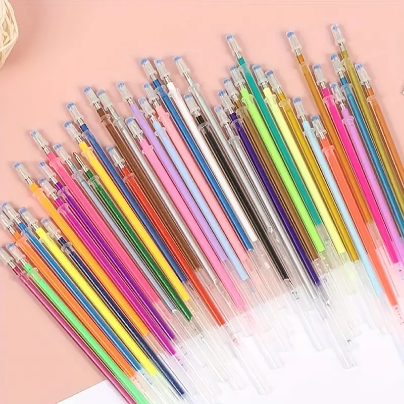 Gel Pens with Standard, Neon, Metallic, and Glitter Gel Pens, 50ct