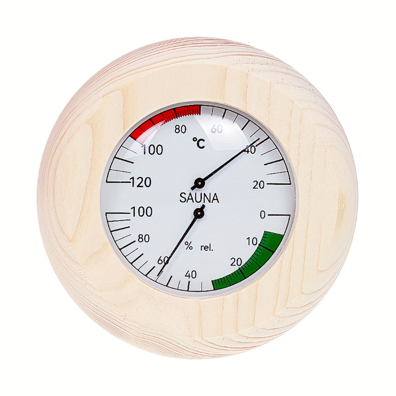 5Pcs Thermometer Outdoor Indoor Wooden Scale Thermometer