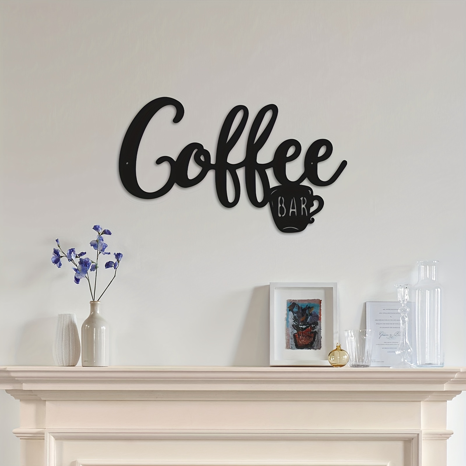 Coffee Metal Word Coffee Sign Coffee Bar Decor Coffee Shop Decor Coffee 