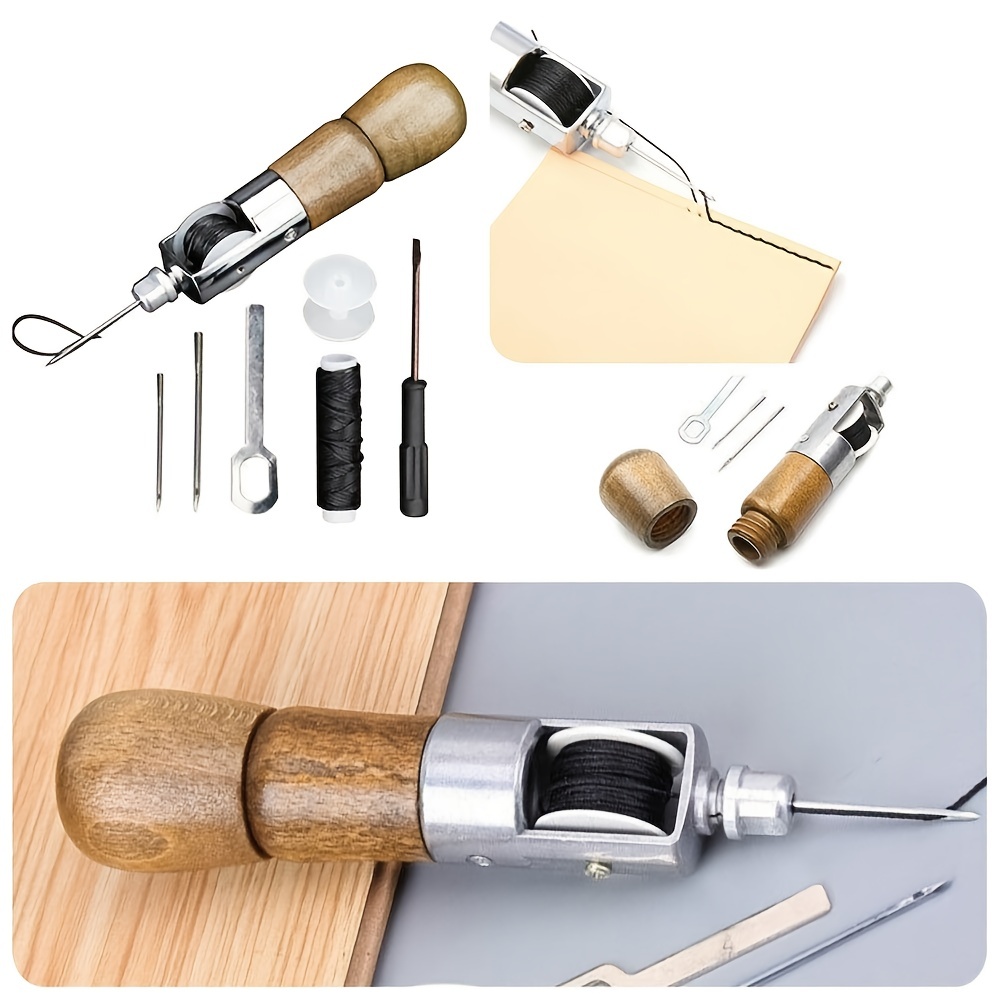 Professional Speedy Stitcher Sewing Awl Tool Kit for Leather Sail