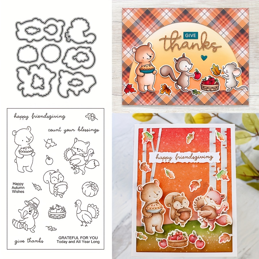 Animal And Books Clear Stamps For Card Making Transparent - Temu