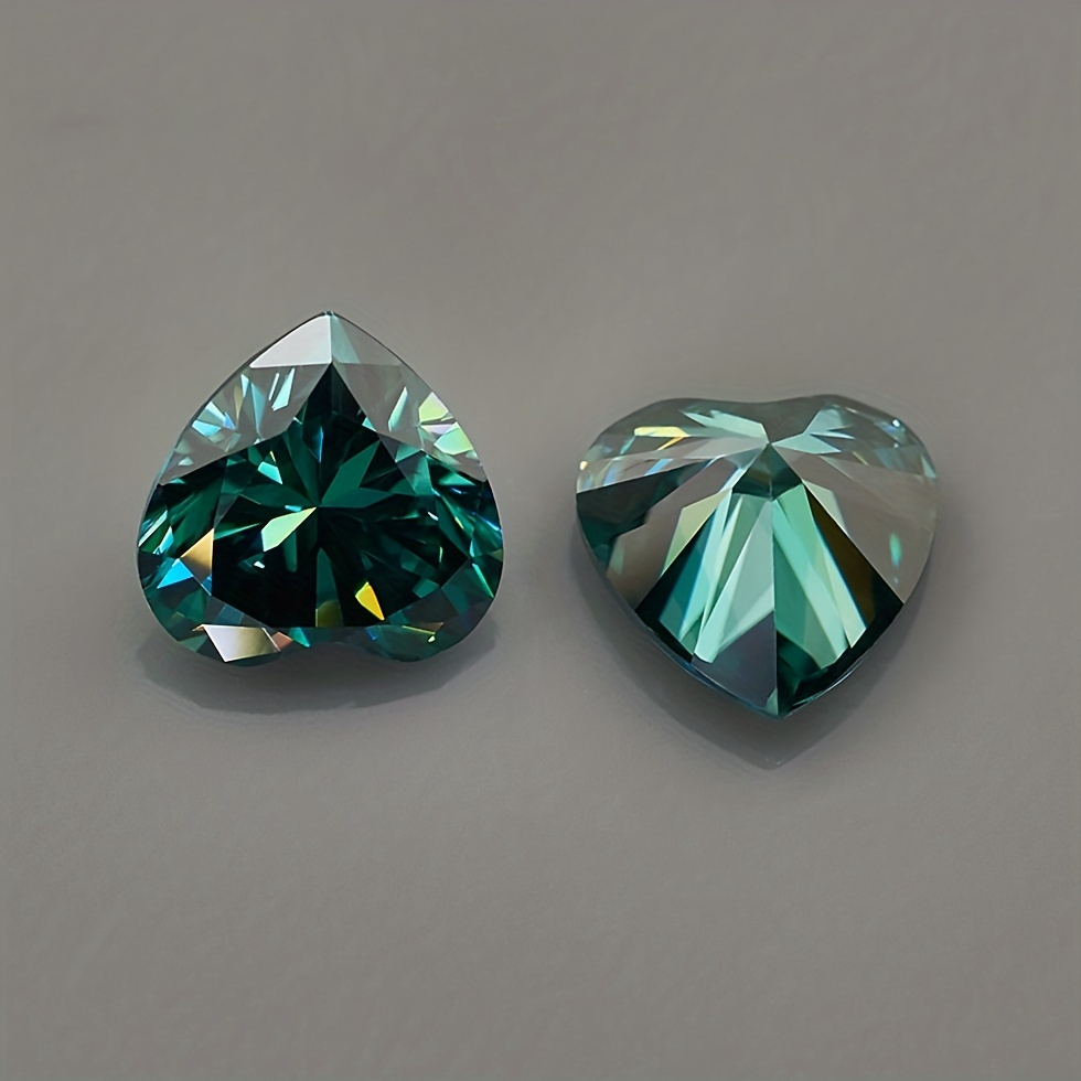 Heart Shape Moissanite Loose Stone 1ct 3ct High Quality Jewelry Match