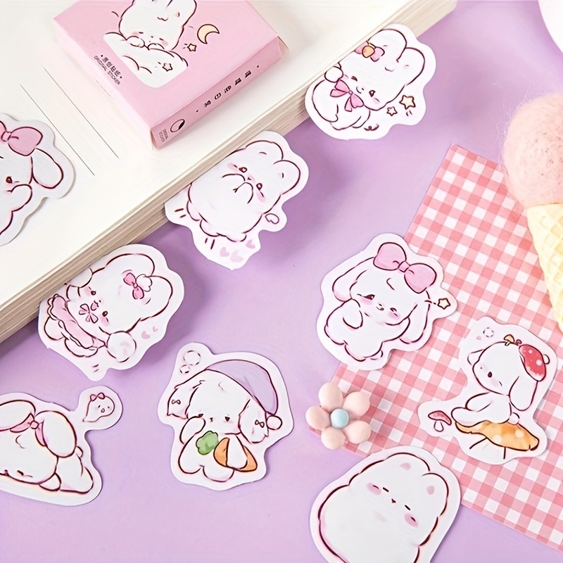 40pcs Kawaii Sweet Candy Lattice Decorative Stickers for DIY