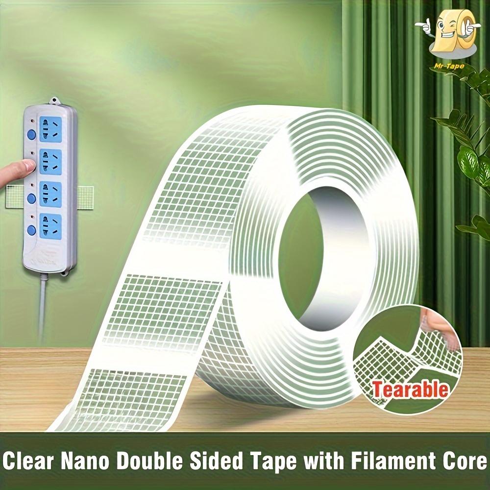 Transparent Nano Tape Washable And Reusable Double sided - Temu Canada