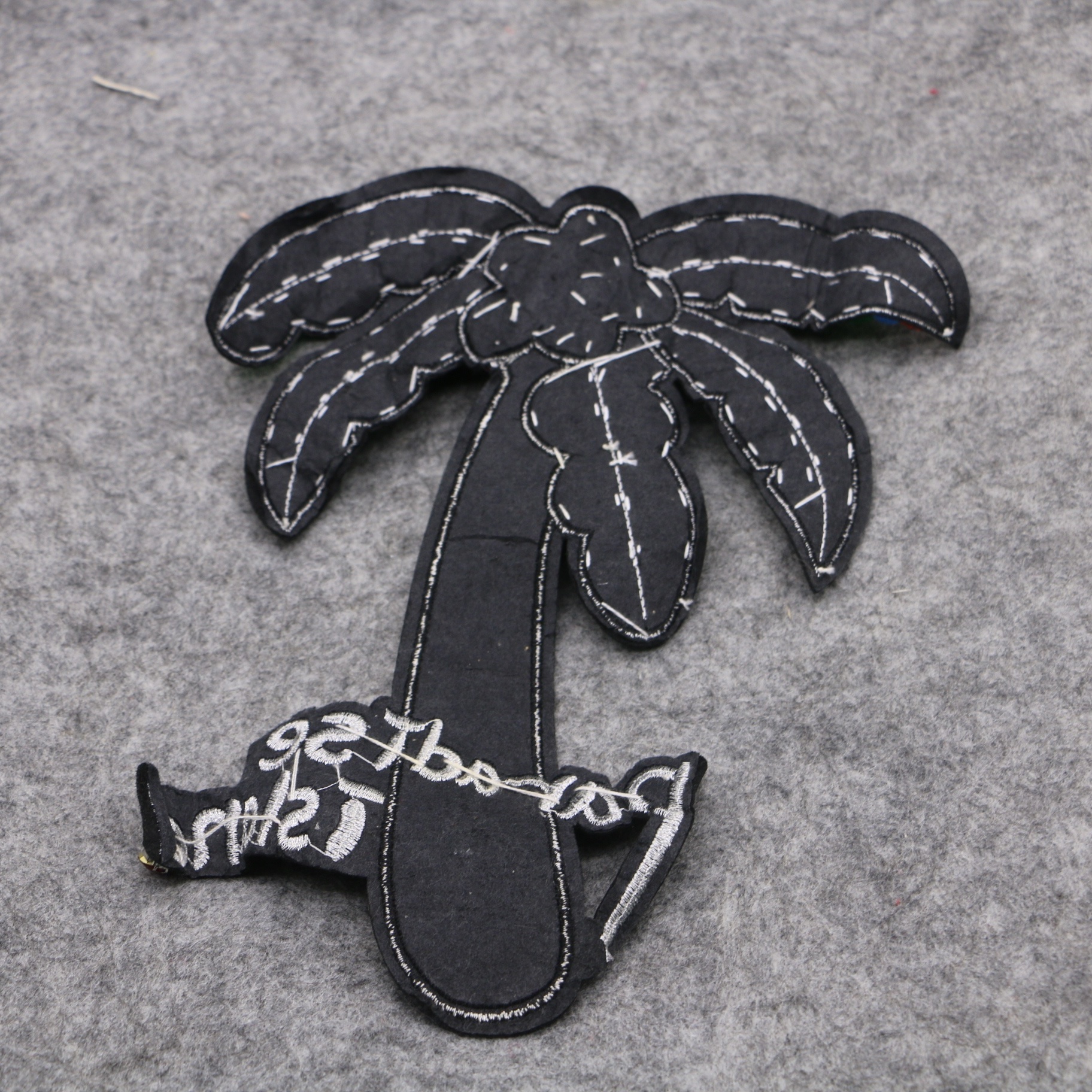 Iron On Palm Tree Sequin Patch