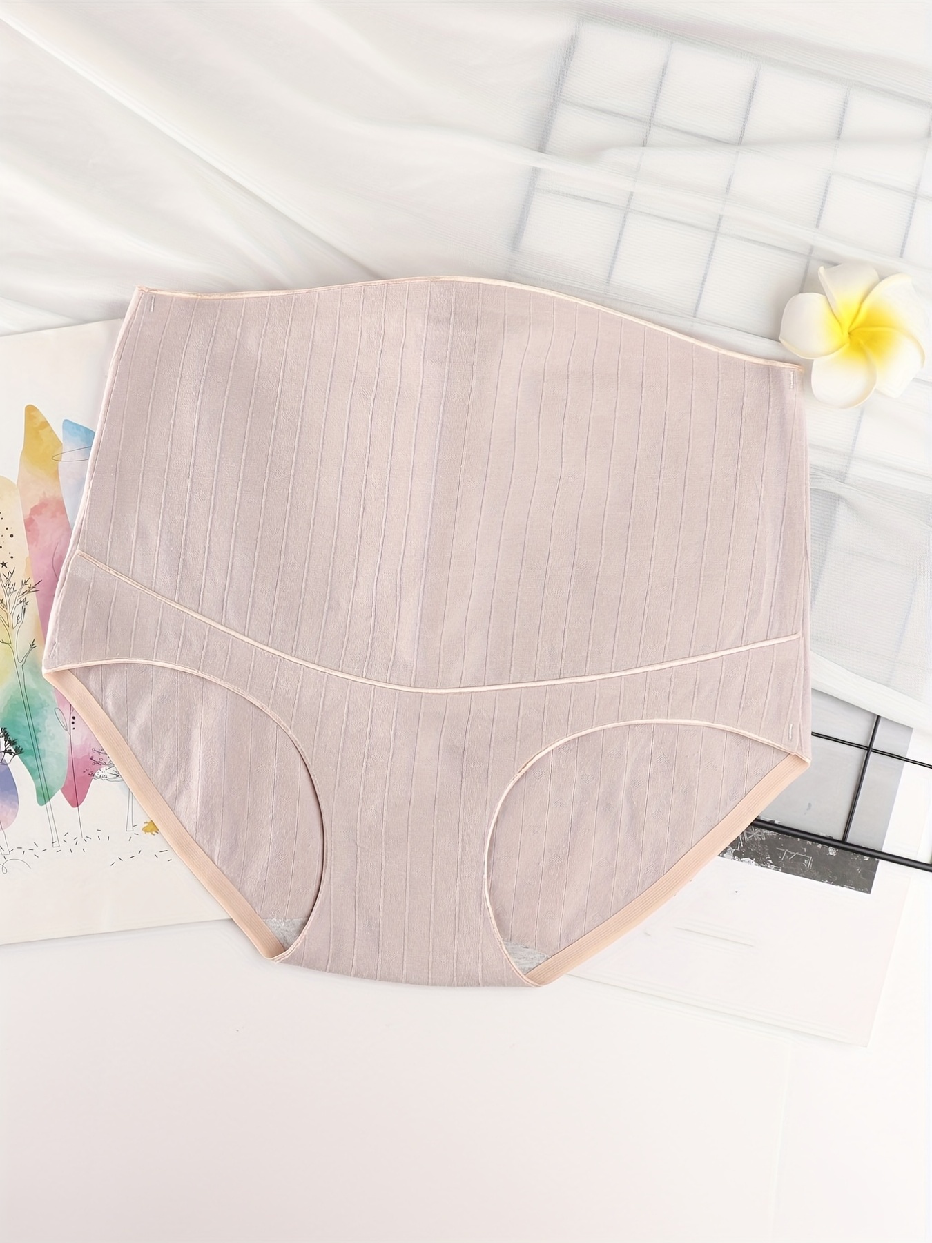 Women's Maternity Panties Cotton High Waist Pregnancy Underwear