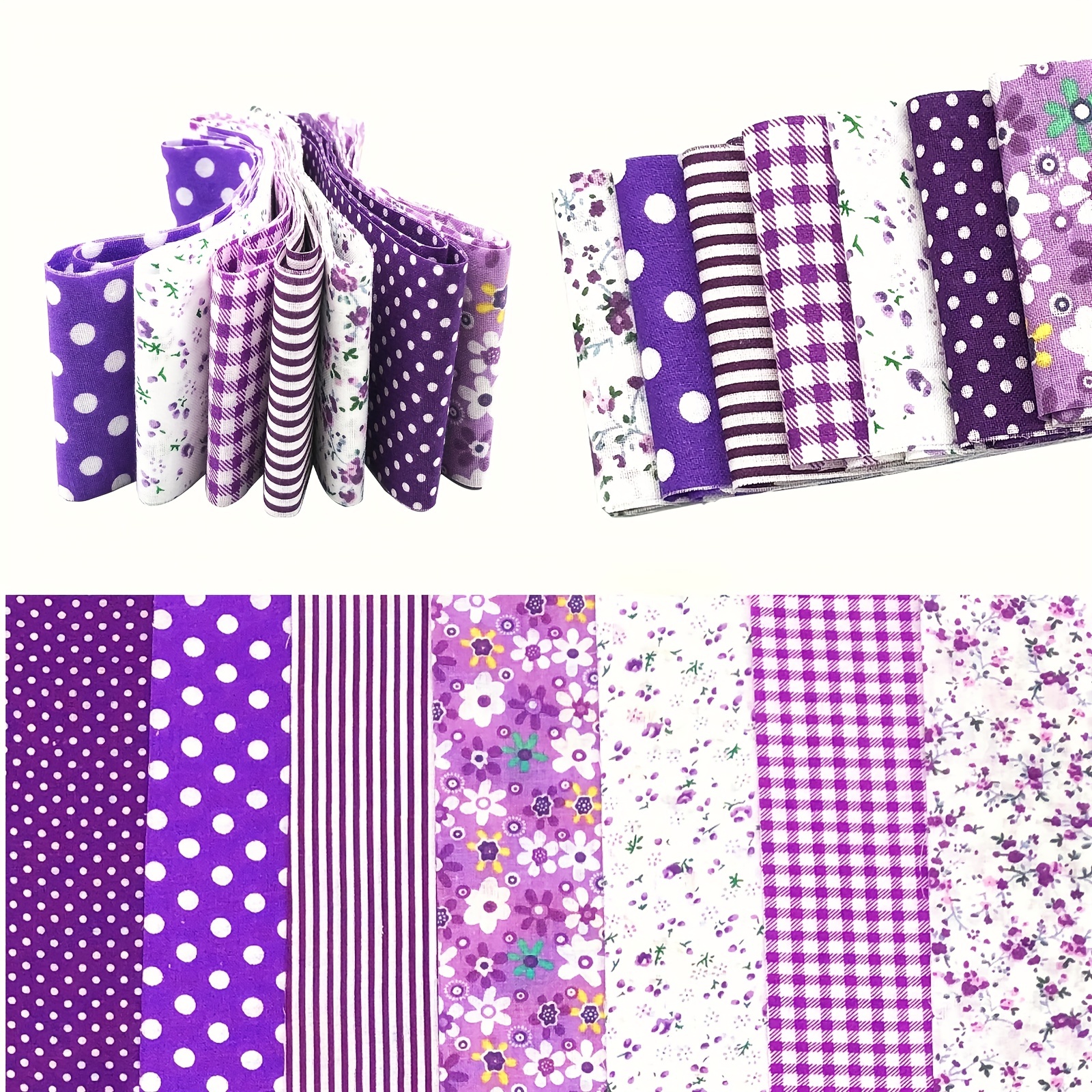 7pcs 6 35 109 Fabric Strips Roll Collection Jelly Fabric Bundles